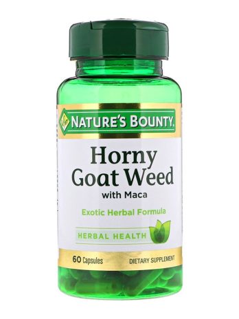 Nature’s Bounty Horny Goat Weeed 60 Capsules 500mg