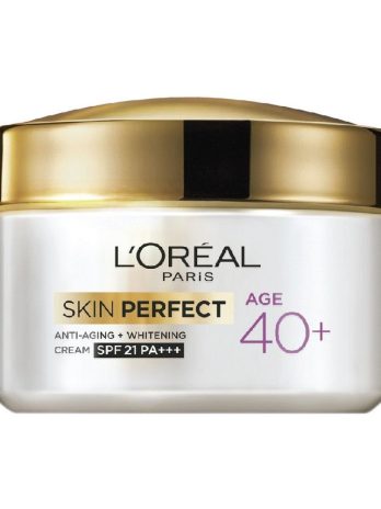 L’Oreal Paris Skin Perfect Anti-Aging + Whitening SPF 21 PA+++ Cream, Age 40+, 50g