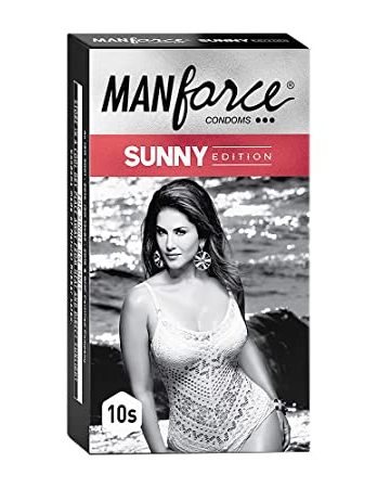 Manforce Ribbed, Dotted Sunny Edition Condoms