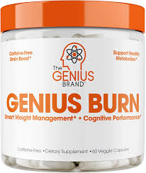 Genius Fat  Burner –  Thermogenic  Weight Loss  & Nootropic  Focus  Supplement  – Natural  Metabolism  & Energy  Booster