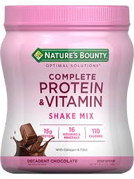 Nature’s Bounty Complete Protein & Vitamin Shake Mix 16 O.Z.