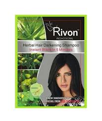 Rivon Herbal Hair Color Shampoo Black And Brown 30ml