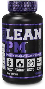 lean pm night time fat burner, sleep aid supplement, appetite suppressant for men and women – 30 stimulant
