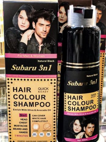 Subaru Magic Hair Color Shampoo Black 200ml