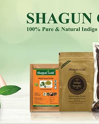 Omega Products Shagun Gold Indigo Henna Powder 200g