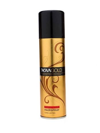 Nova Gold Super Firm Hold Hair Spray For Unisex 400ml