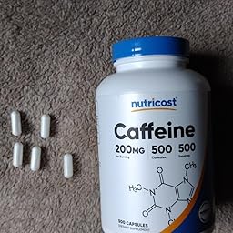 Buy Nutricost Caffeine Capsules; 200mg Made In USA, Online In Pakistan